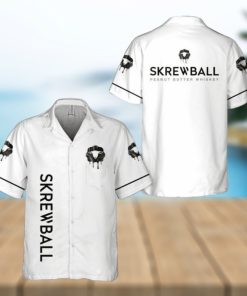 Skrewball Peanut Butter Whiskey Hawaiian Shirt