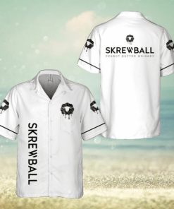 Skrewball Peanut Butter Whiskey Hawaiian Shirt