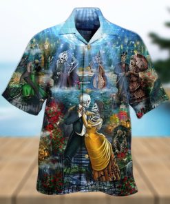 Skull Couple Dancing Hawaiian Shirt