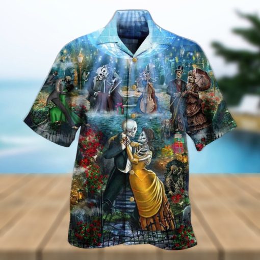 Skull Couple Dancing Hawaiian Shirt