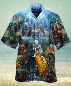 Skull Couple Dancing Hawaiian Shirt