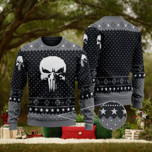 Skull Logo Ugly Xmas 3D Sweater Gift Holidays