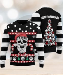 Skull Merry Creepmas Ugly Christmas Sweater