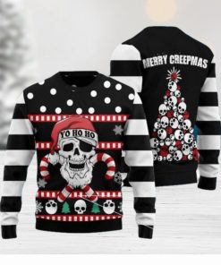 Skull Merry Creepmas Ugly Christmas Sweater