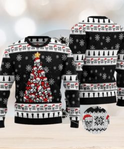 Skull Pine Tree Ugly Christmas Sweater