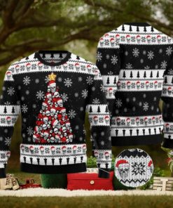 Skull Pine Tree Ugly Christmas Sweater