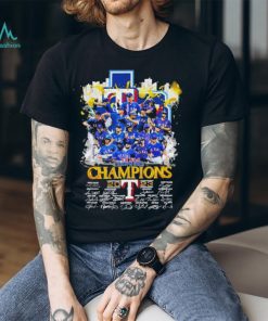 Skyline Texas Rangers Baseball Team Champions 2023 Signatures Shirt