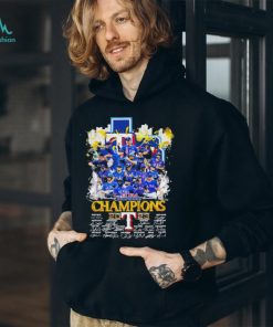 Skyline Texas Rangers Baseball Team Champions 2023 Signatures Shirt