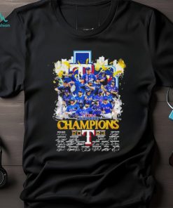 Skyline Texas Rangers Baseball Team Champions 2023 Signatures Shirt