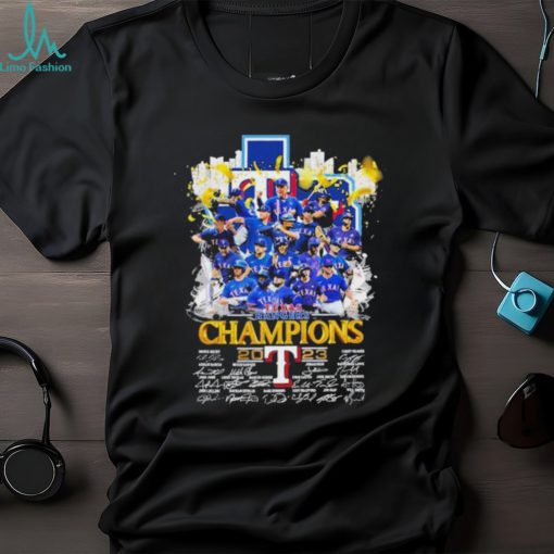 Skyline Texas Rangers Baseball Team Champions 2023 Signatures Shirt