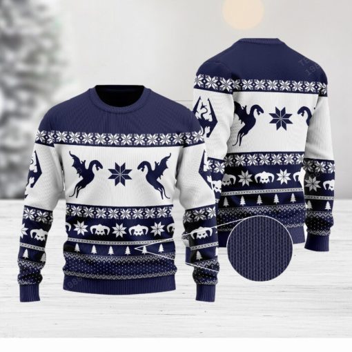 Skyrim Ugly Sweater Christmas For Men And Women