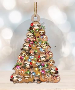 Sloth Christmas Tree Ornament