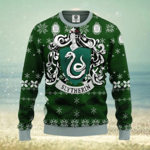 Slytherin House Harry Potter Team Christmas Ugly Sweater Special Gift For Men Women