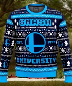 Smash University Super Smash Bros Ugly Christmas Sweater