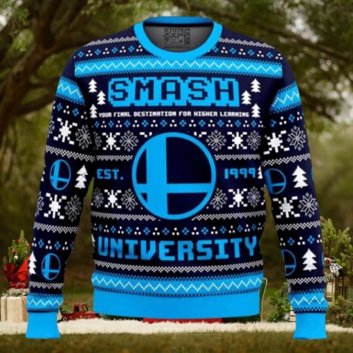 Smash University Super Smash Bros Ugly Christmas Sweater