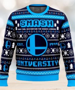 Smash University Super Smash Bros Ugly Christmas Sweater