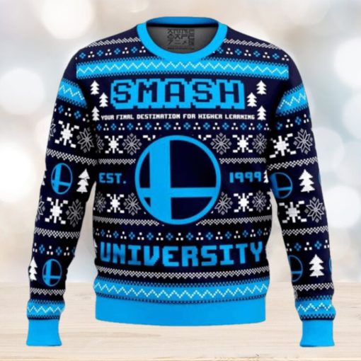 Smash University Super Smash Bros Ugly Christmas Sweater