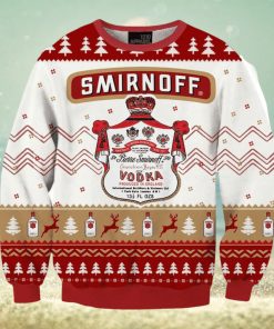 Smirnoff Vodka Drink Ugly Christmas Sweater, Gift for Christmas Holiday