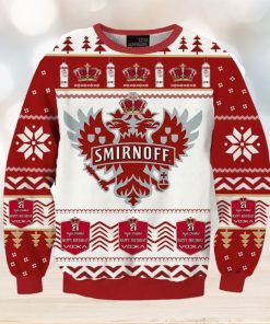 Smirnoff Vodka Ugly Christmas Sweater, Gift for Christmas Holiday