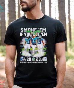 Smoke ’em if you got ’em Philadelphia Eagles 28 23 Dallas Cowboys signatures shirt