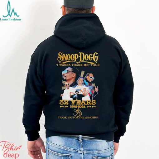 Snoop Dogg I Wanna Thank Me Your 32 Years 1992 2024 Memories Shirt