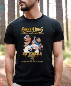 Snoop Dogg I Wanna Thank Me Your 32 Years 1992 2024 Memories Shirt