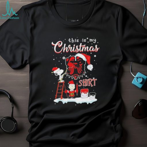 Snoopy And Charlie Brown Nfl Cleveland Browns This Is My Christmas T shirt Christmas T shirt