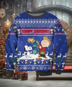 Snoopy And Charlie Brown Ugly Christmas Sweater Perfect Holiday Gift