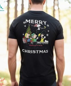 Snoopy And Friends Merry Houston Texans Christmas Shirt