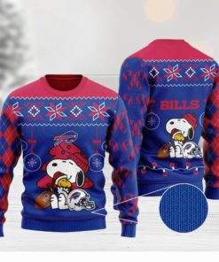 Snoopy And Woodstock Buffalo Bills Christmas Ugly Christmas Sweaters