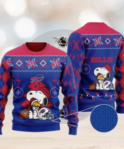 Snoopy And Woodstock Buffalo Bills Christmas Ugly Christmas Sweaters