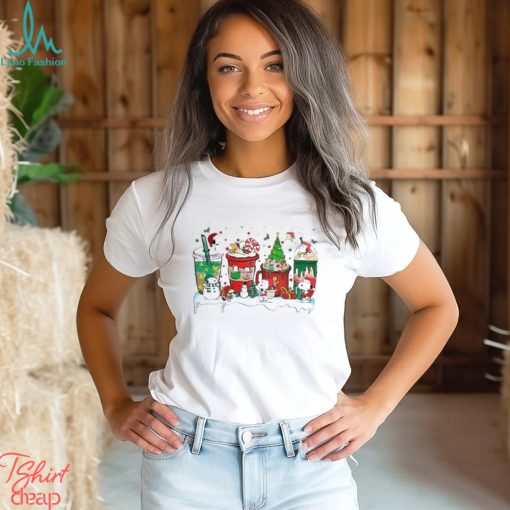 Snoopy Coffee Cup Christmas Sweatshirt Peanuts Christmas Shirt