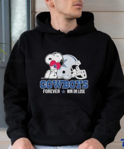Snoopy Dallas Cowboys Forever Win or lose Shirt