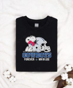Snoopy Dallas Cowboys Forever Win or lose Shirt