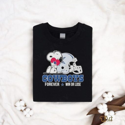 Snoopy Dallas Cowboys Forever Win or lose Shirt