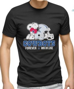 Snoopy Dallas Cowboys Forever Win or lose Shirt