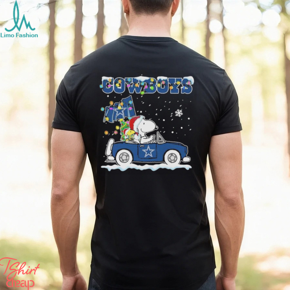 Snoopy Driver Car Dallas Cowboys Merry Christmas Shirt Snoopy Driver Car Dallas Cowboys Merry Christmas Shirt