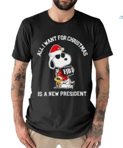 Snoopy FJB All I Want For Christmas Is A New President Shirt