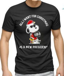 Snoopy FJB All I Want For Christmas Is A New President Shirt