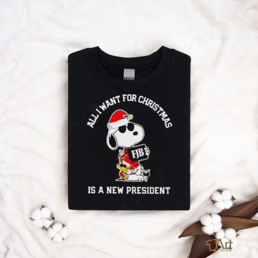 Snoopy FJB All I Want For Christmas Is A New President Shirt