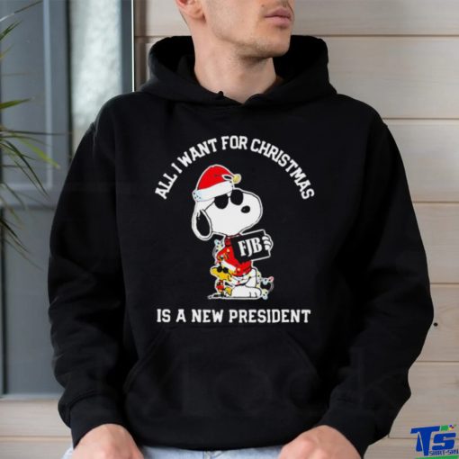 Snoopy FJB All I Want For Christmas Is A New President Shirt