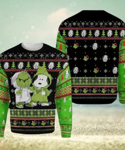 Snoopy & Grinch Christmas Ugly Sweater