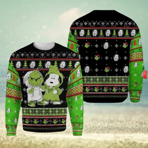 Snoopy & Grinch Christmas Ugly Sweater