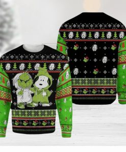 Snoopy & Grinch Christmas Ugly Sweater