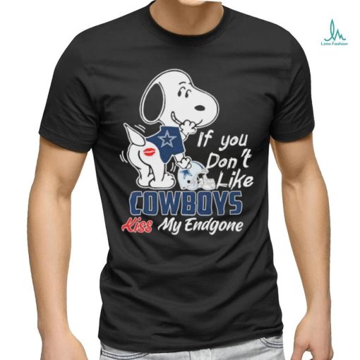 Snoopy If You Don’t Like Dallas Cowboys Kiss My Endzone Shirt