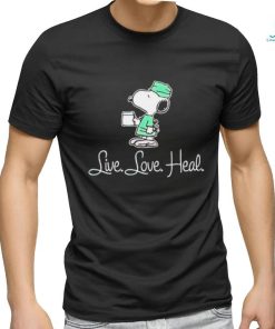 Snoopy Live Love Heal shirt