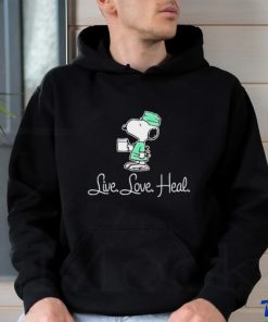 Snoopy Live Love Heal shirt