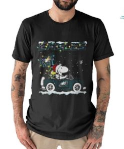 Snoopy Philadelphia Eagles Driver Car Christmas Shirt
