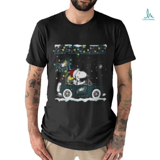 Snoopy Philadelphia Eagles Driver Car Christmas Shirt
