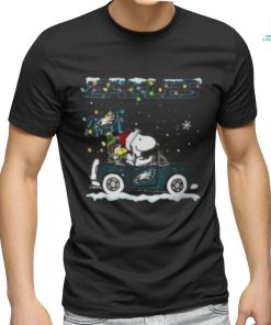 Snoopy Philadelphia Eagles Driver Car Christmas Shirt